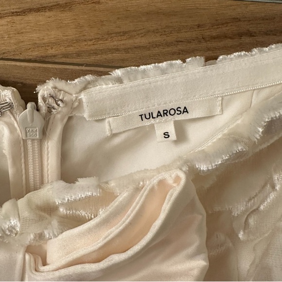 Tularosa Meave Jumpsuit Cut out Bow Front in ivory size S - Picture 6 of 6